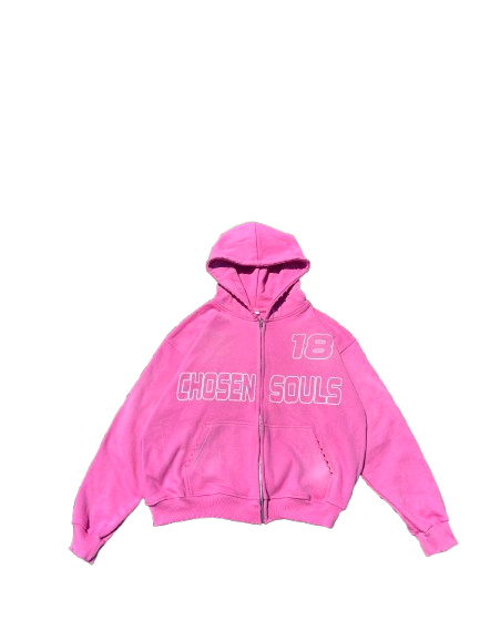 Pink "18" Zip